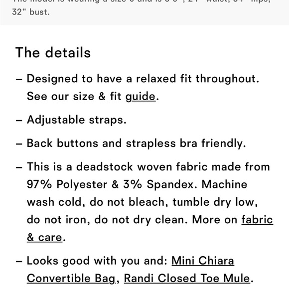 NWT Reformation Cleo two piece size 6 color grey check - Picture 9 of 9